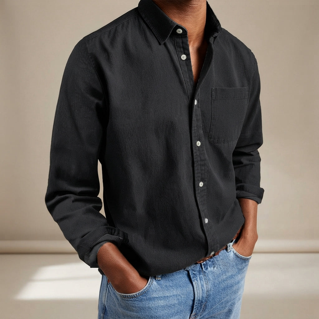 Wynford - Camisa Informal con Botones
