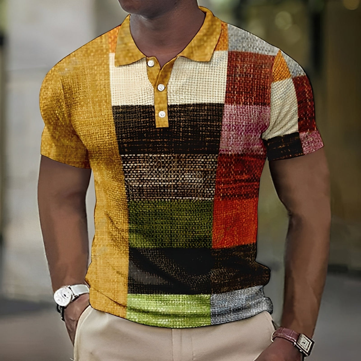 Jimmy - Camisa de Cuadros con Estampado Elegante
