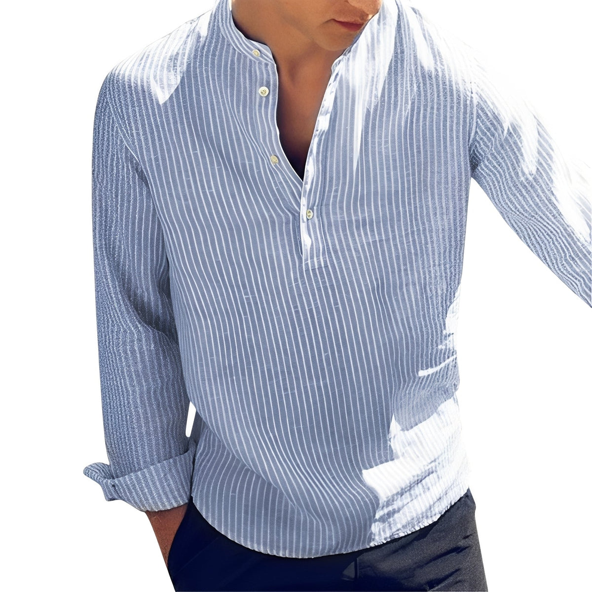 Jolwin - Camisa elegante y descontracturada