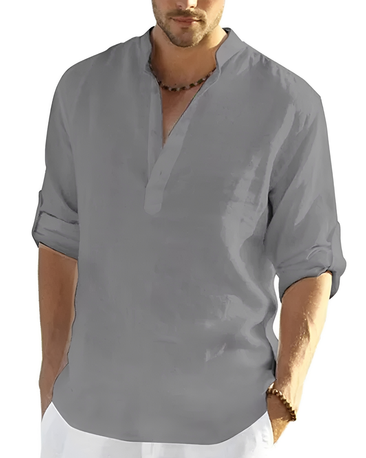 Tristan - Camisa Confortable con Cuello en V