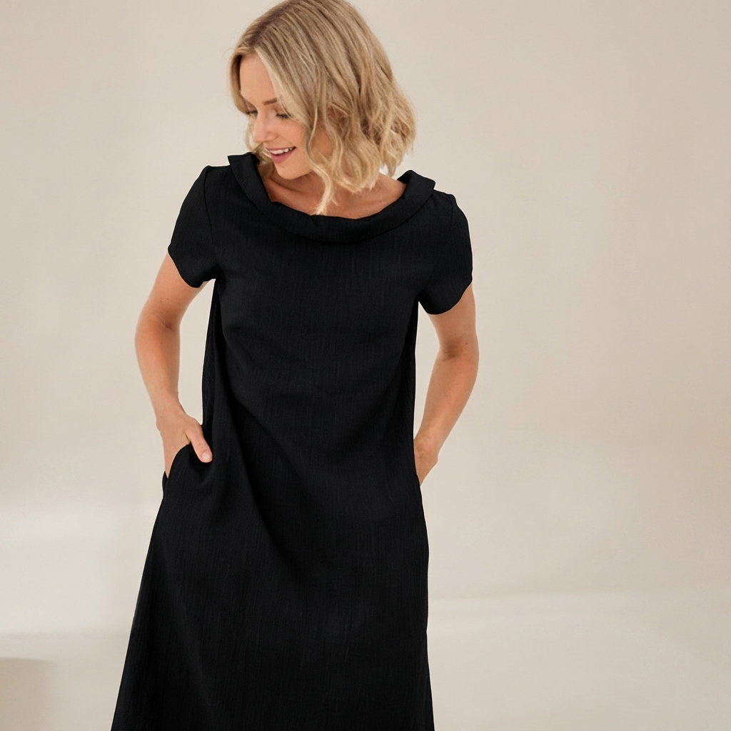 Laurette - Vestido Informal de Corte Holgado