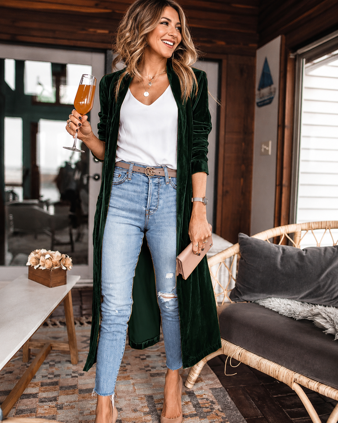 Ambra - Chaqueta Abierta Elegante