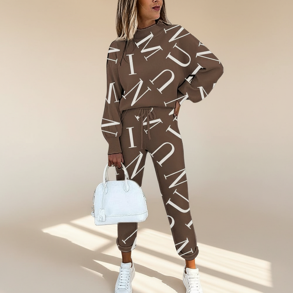 Avenie - Conjunto de Pantalones Modernos