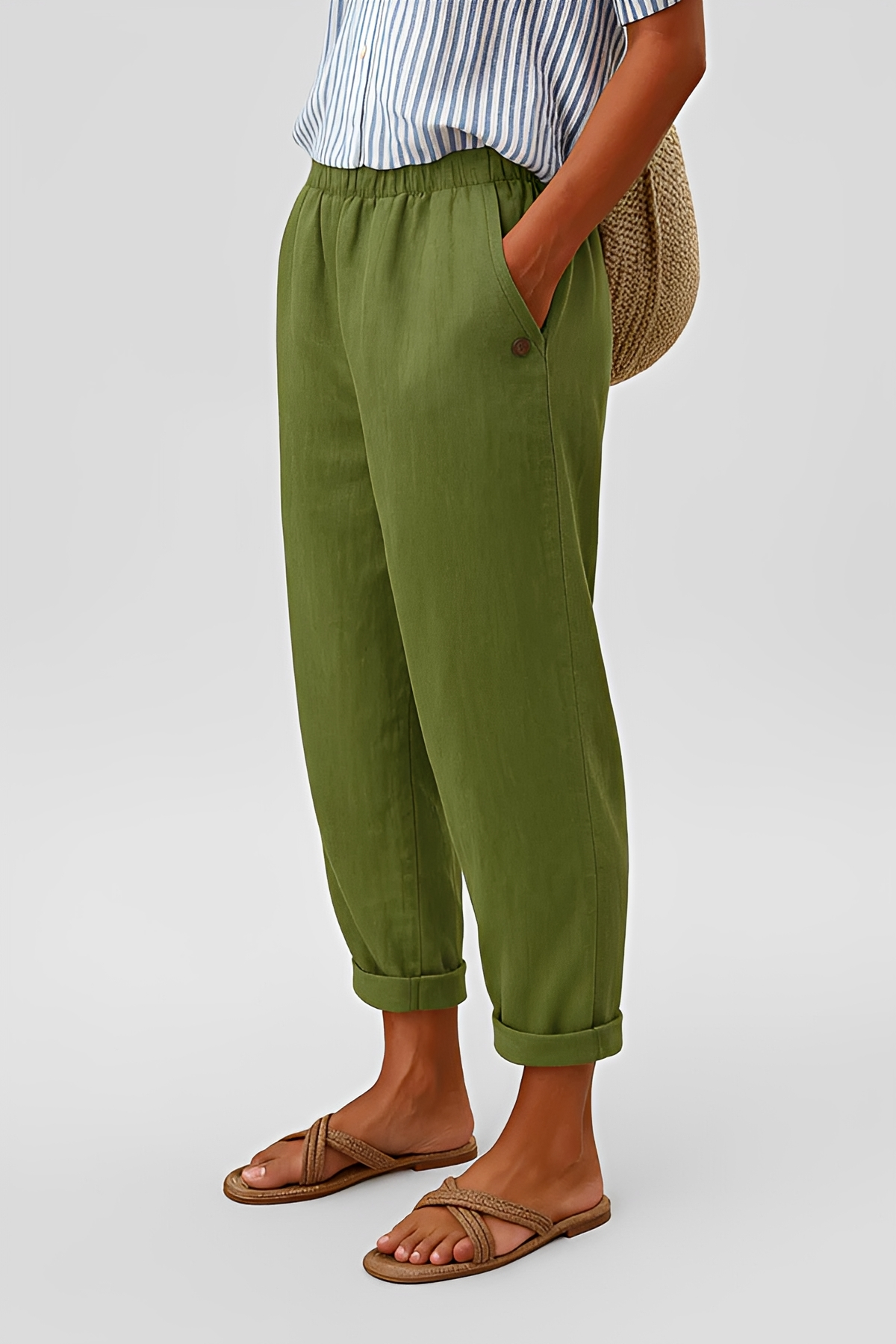 Yunie - Pantalones Cómodos con Cintura Ajustable