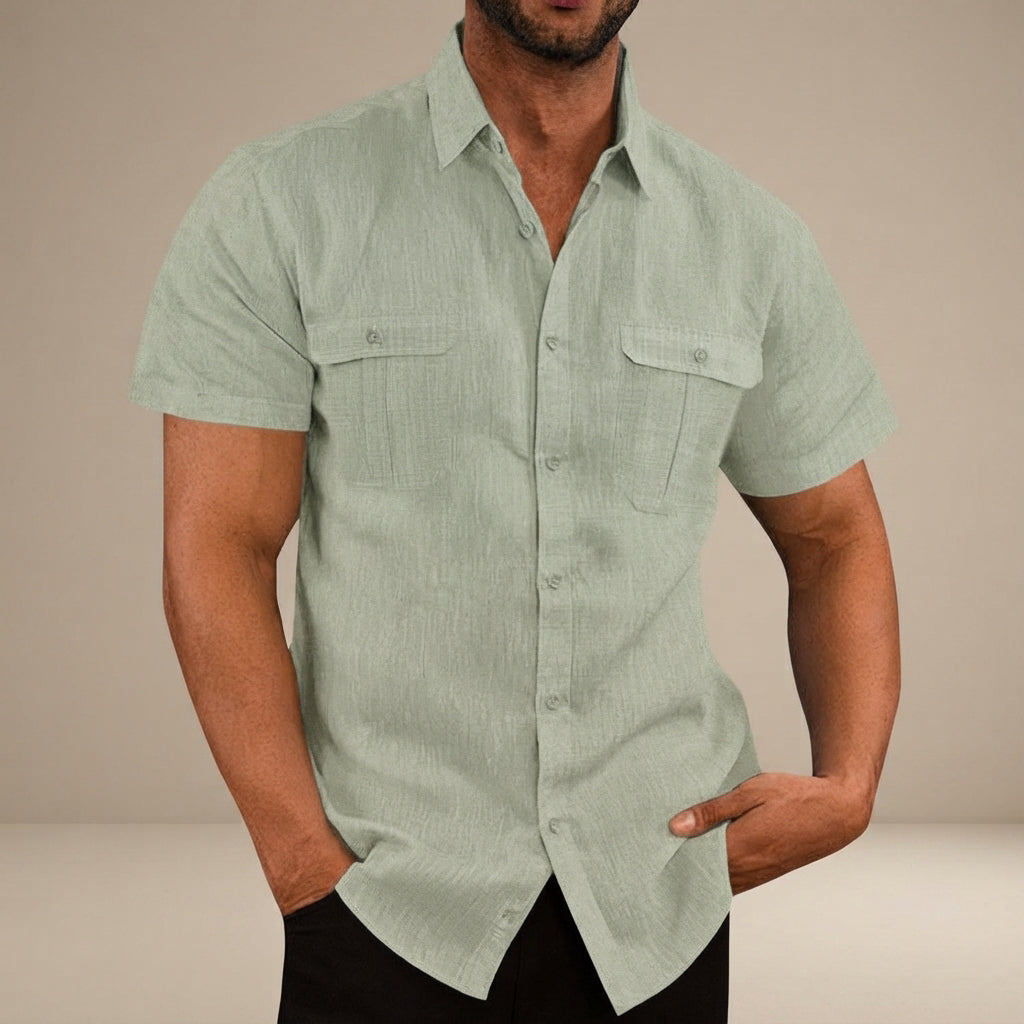 Lewys - Polo Casual con Botones