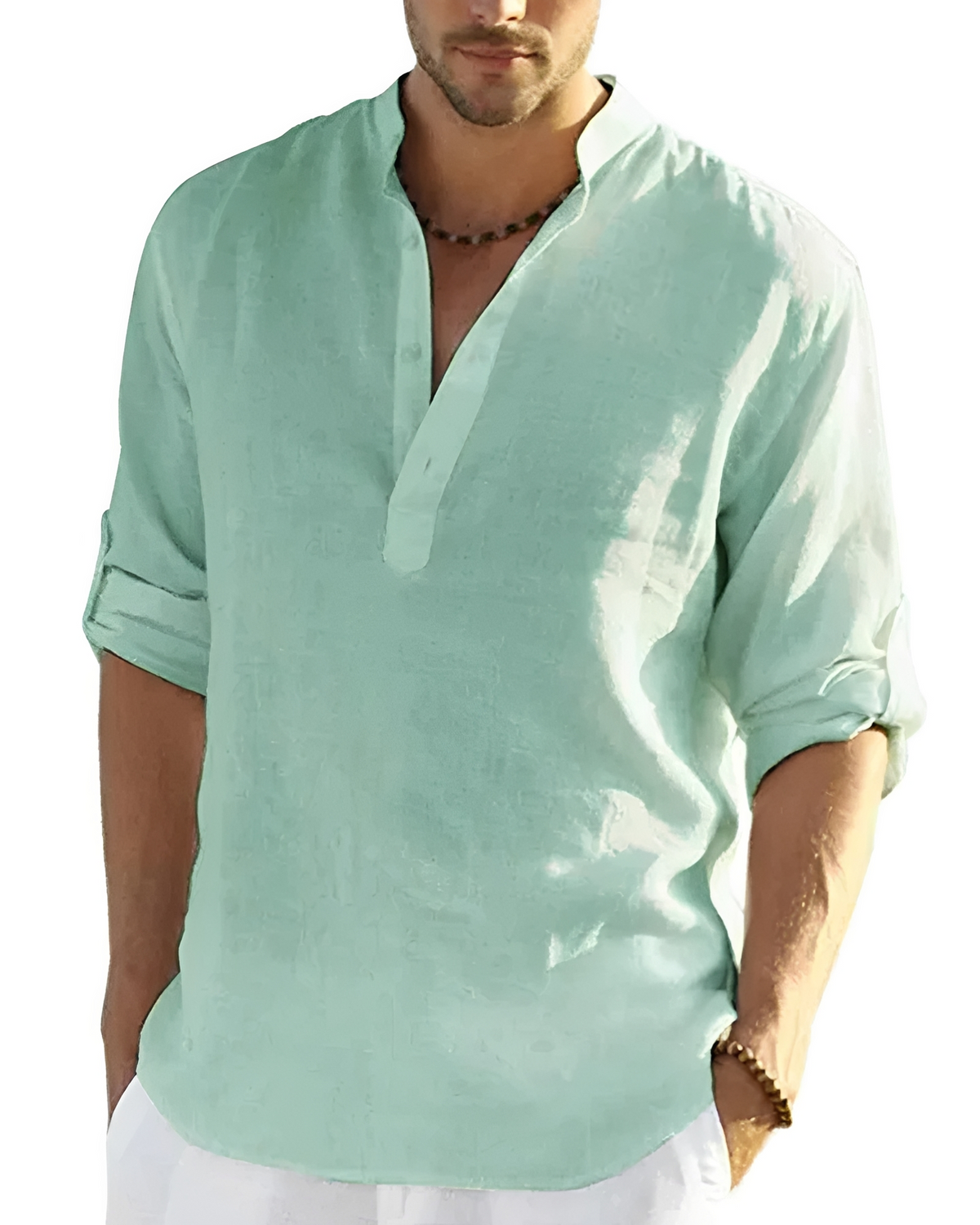 Tristan - Camisa Confortable con Cuello en V