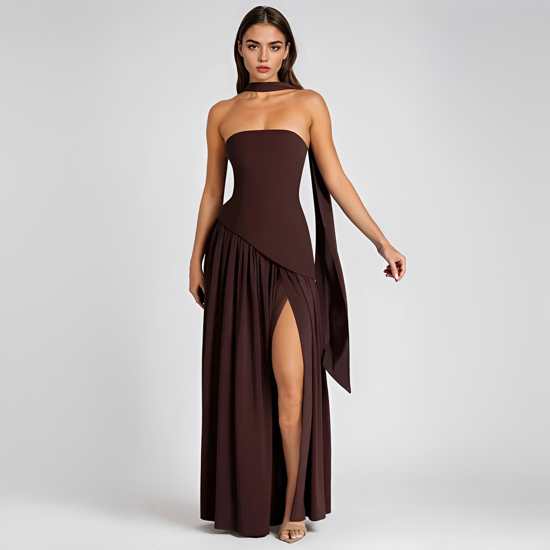 Zadie - Vestido Sofisticado sin Tirantes