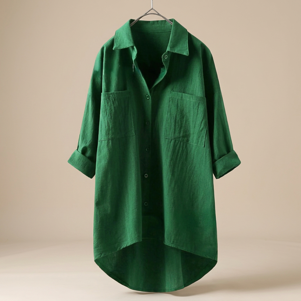 Jacient - Camisa de Botones de Corte Suelto