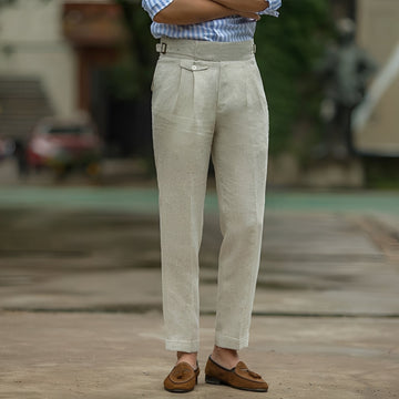 Randall - Pantalones Formales de Cintura Alta