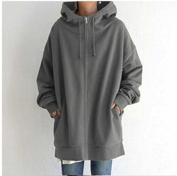 Charyy - Felpa con Zip a Medida para Confort Elegante