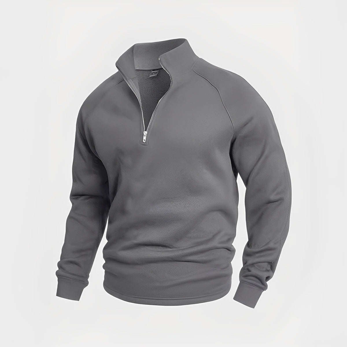 Wiley - Sudadera cómoda para hombres con cremallera