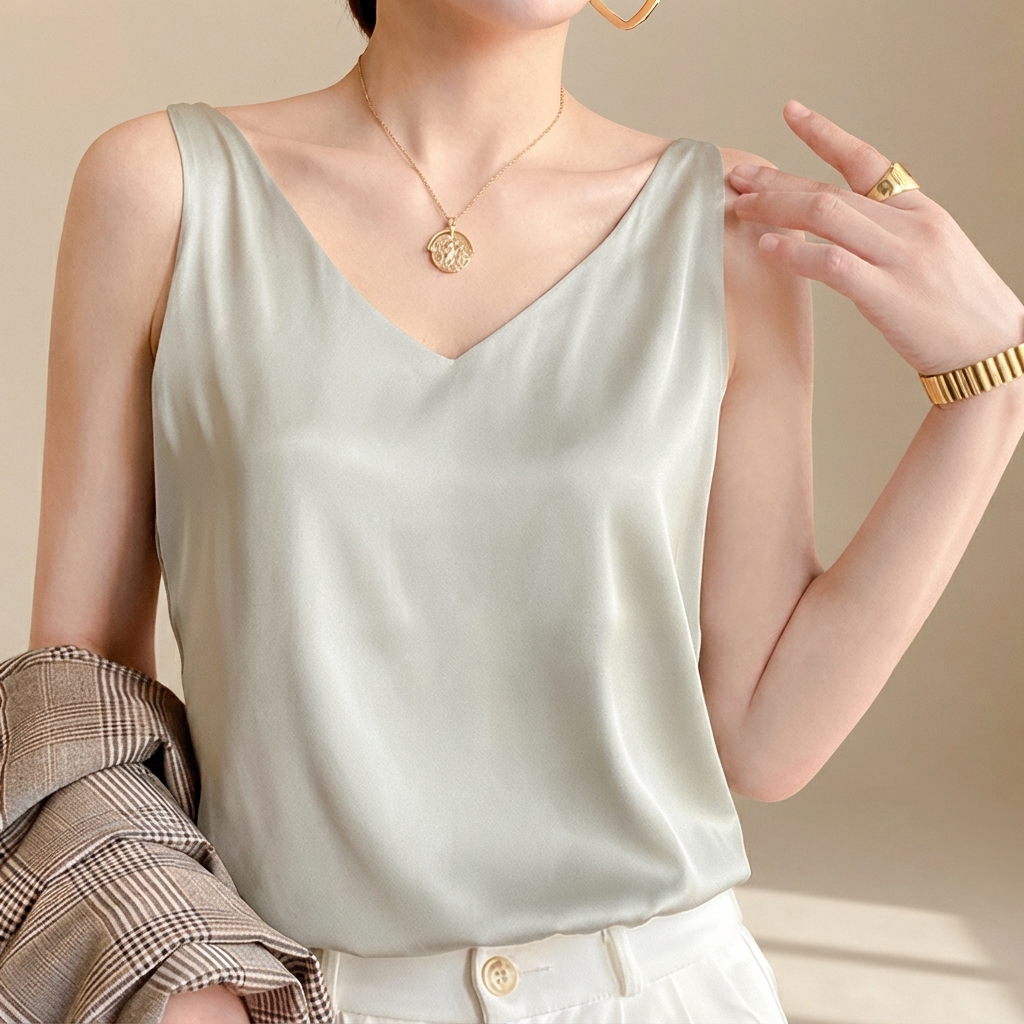 Trina - Blusa Elegante con Escote en V