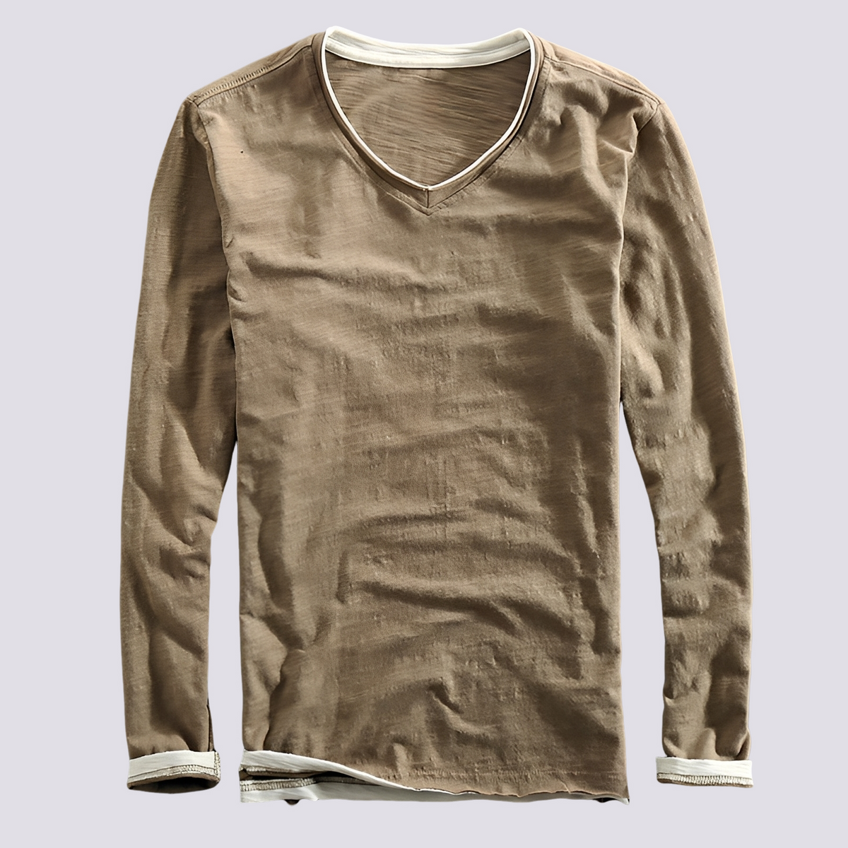 Jack - Camisa Elegante de Manga Larga Desgastada