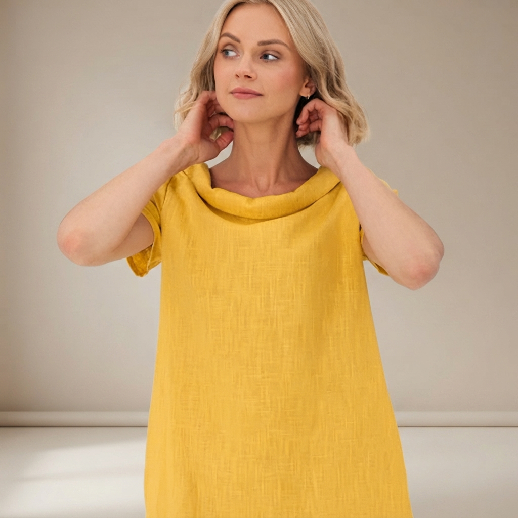 Laurette - Vestido Informal de Corte Holgado