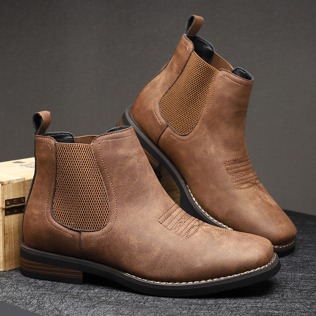Carson - Botas Elegantes a Media Pantorrilla
