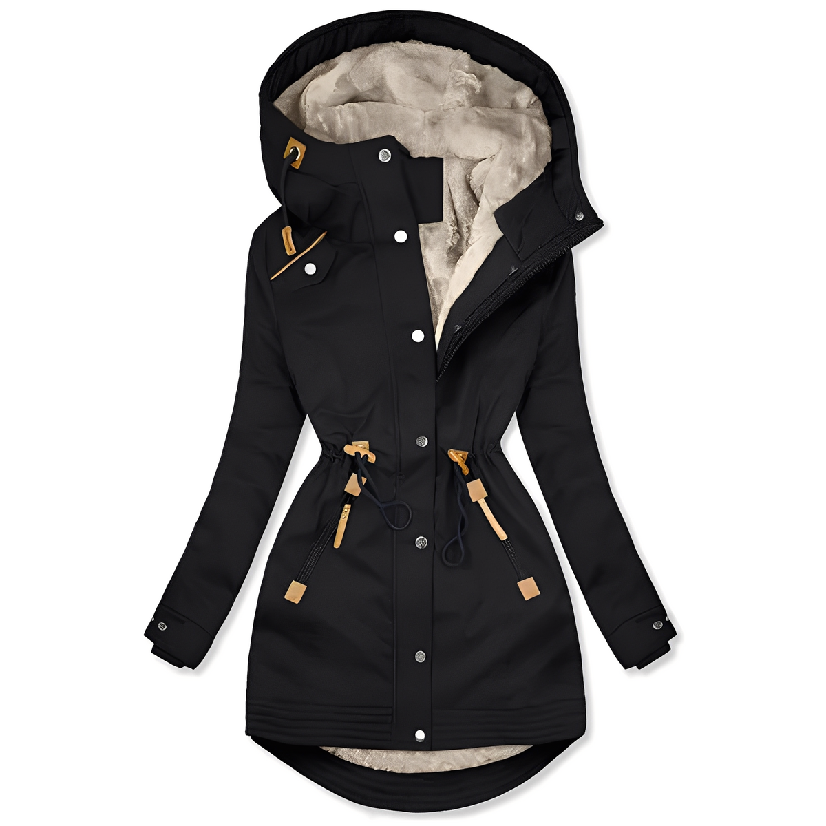Lavena - Chaqueta elegante y cálida con capucha