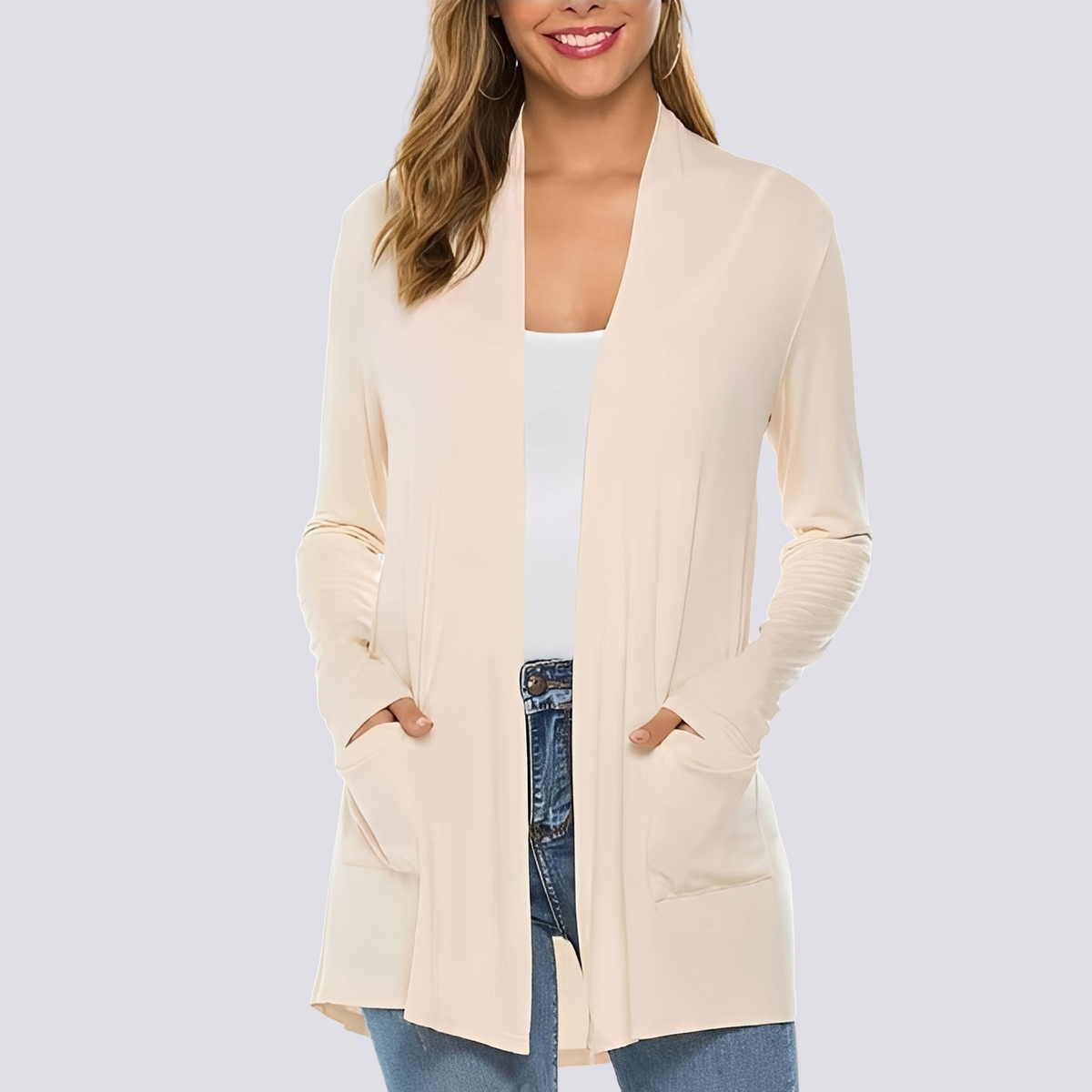 Bertha - Chaqueta Casual de Manga Larga