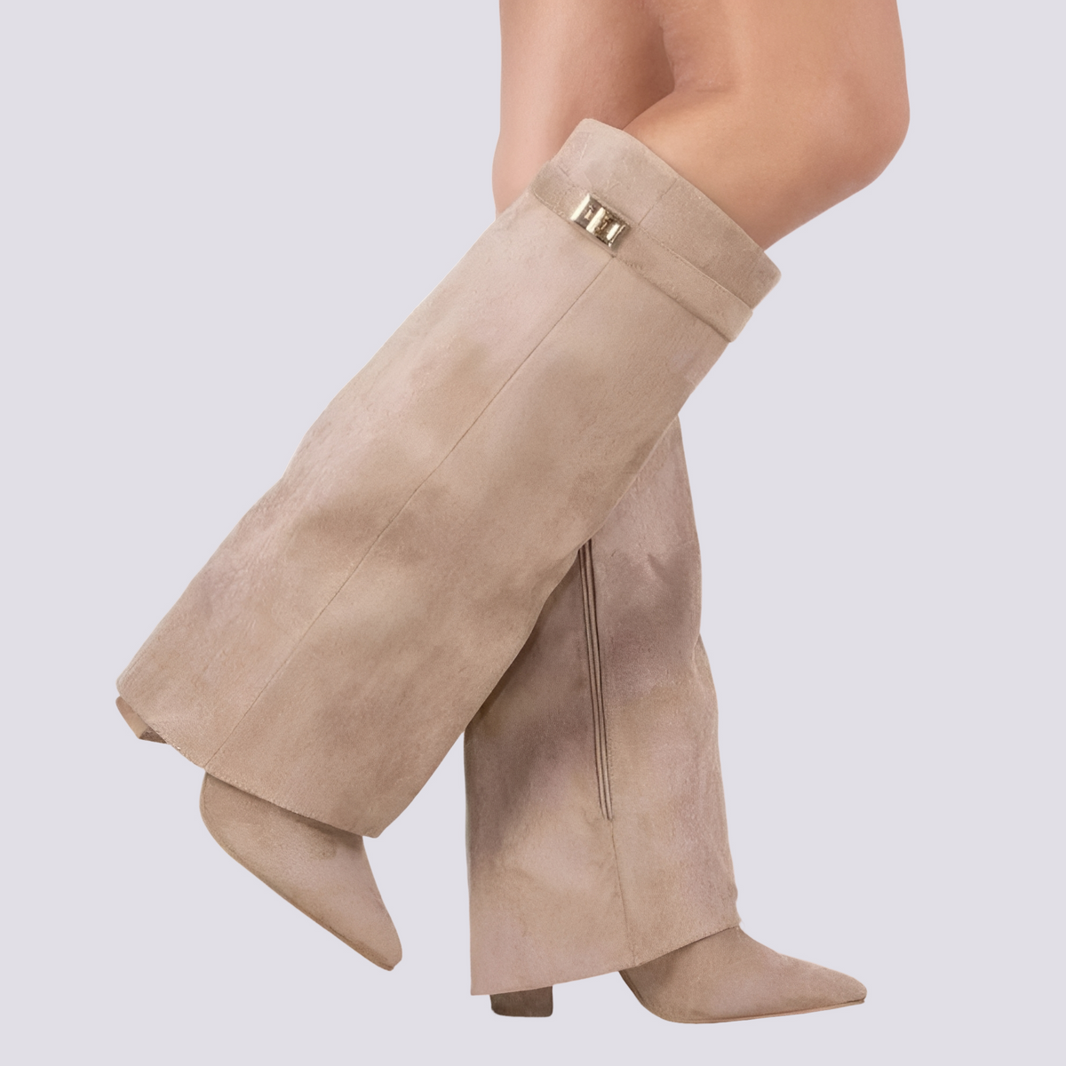 Blair - Botas Altas Elegantes con Solapa