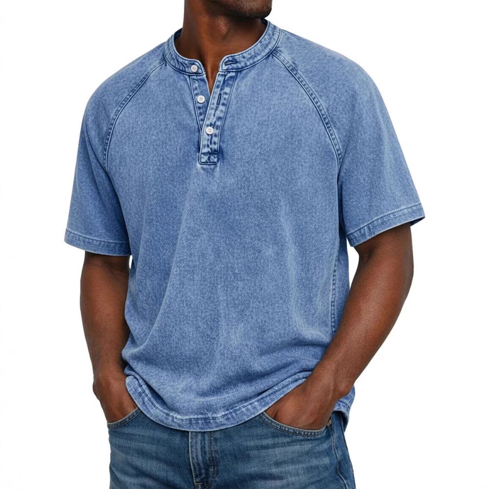 Austin - Camisa Suelta Lavada