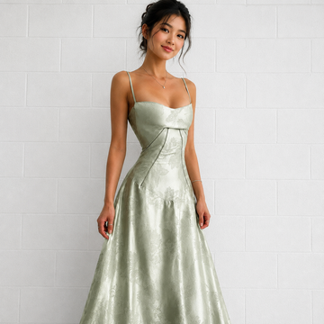 Sandra - Vestido Largo Elegante de Corte Ceñido