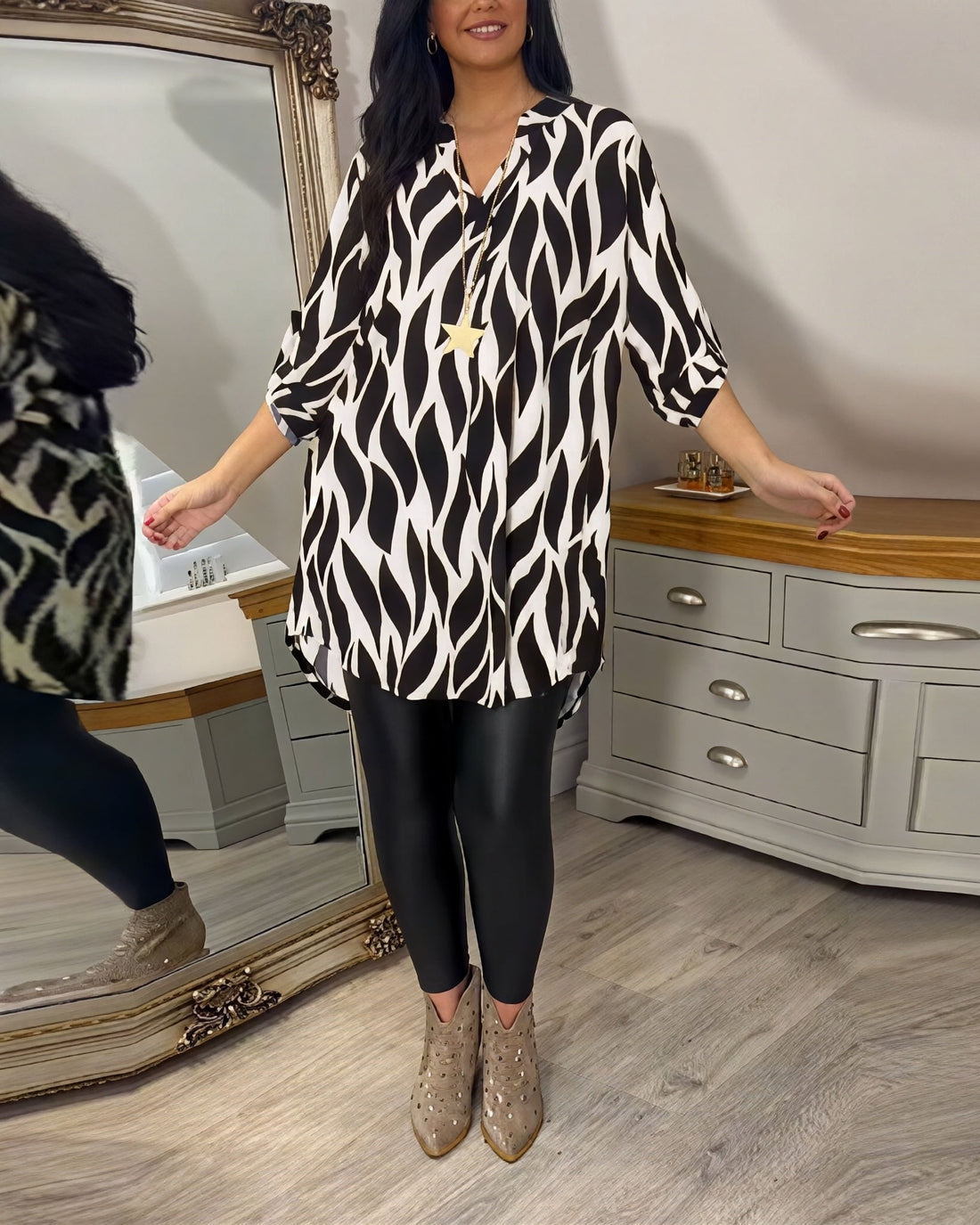 Eleanor - Blusa para dama con diseño