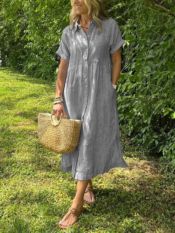 Corinne – Vestido camisa elegante para mujeres