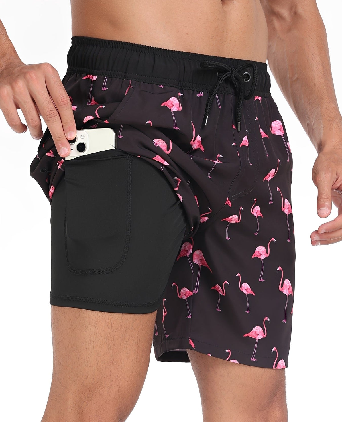 Adam – Bermudas de baño para hombre – Prenda de playa de secado rápido