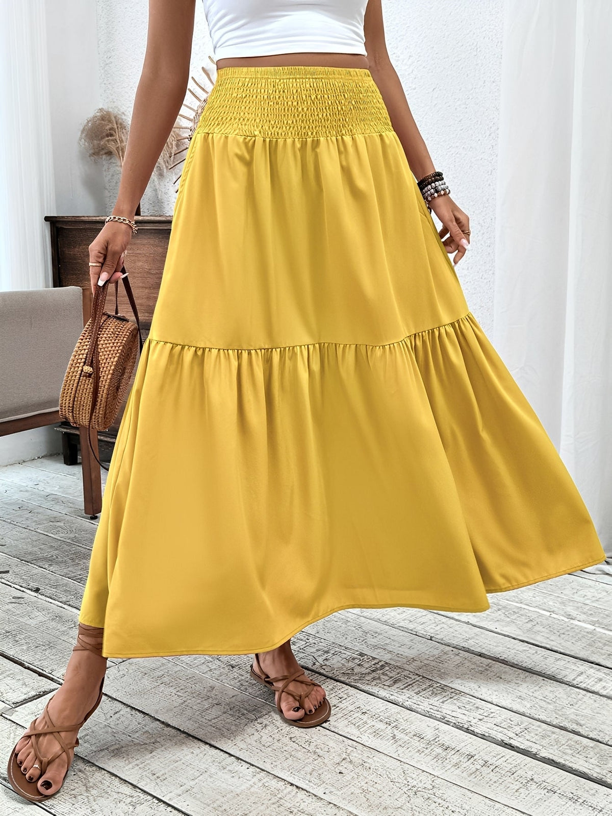 Zakaria - Falda Floral Elegante