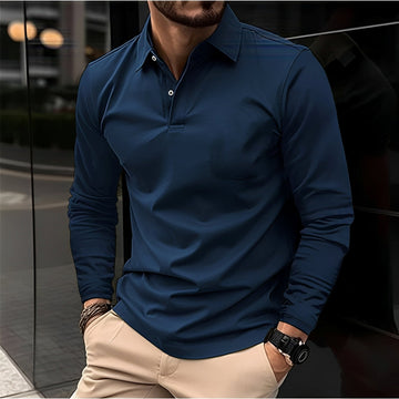 Conner – Polo de manga larga para hombre – Informal y cómodo