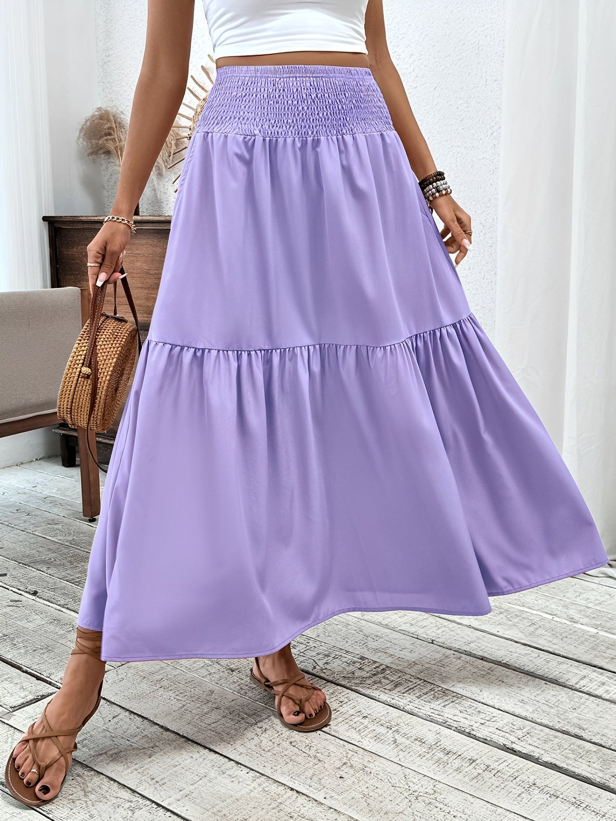 Zakaria - Falda Floral Elegante