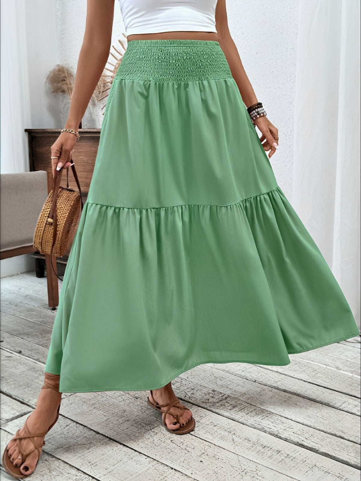 Zakaria - Falda Floral Elegante