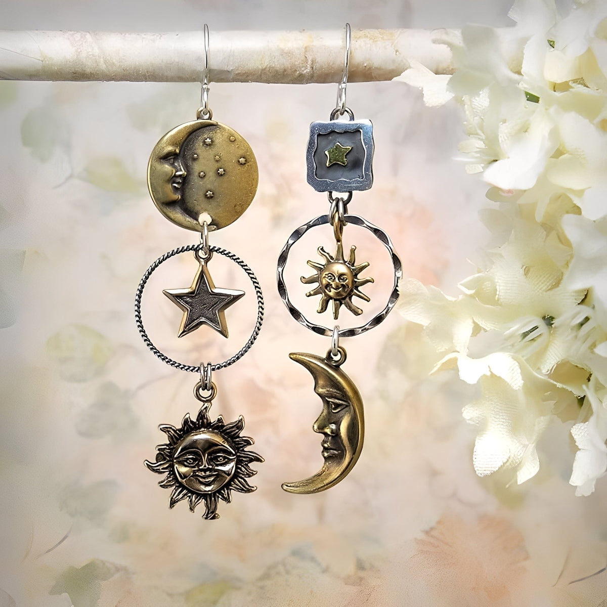Janna – Pendientes sol y luna