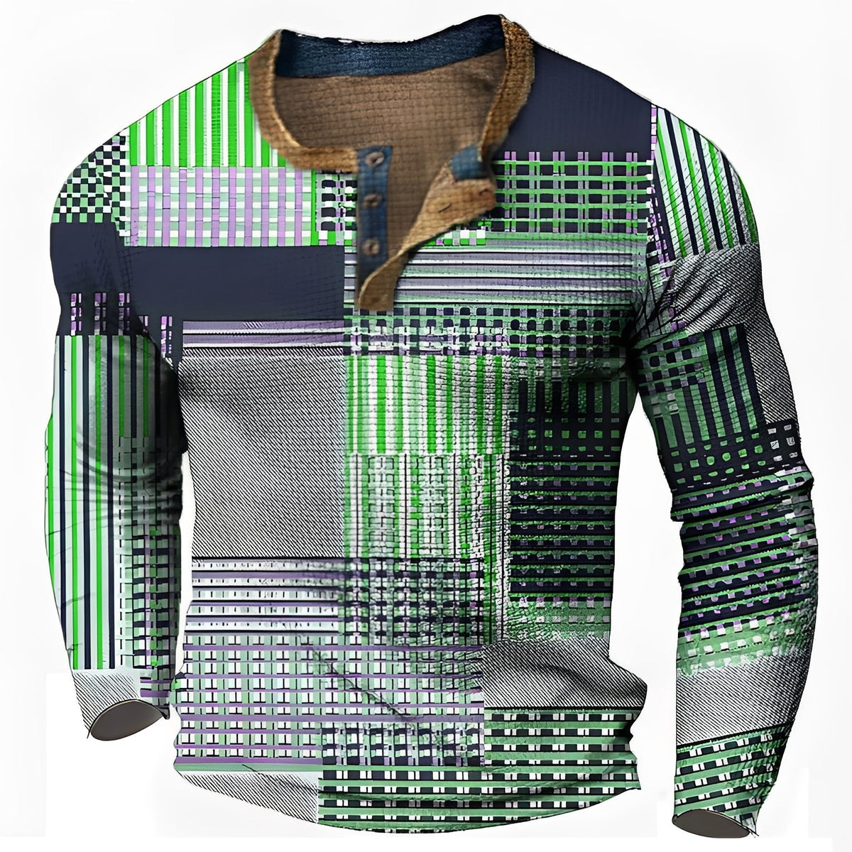 Sam - Camisa de Manga Larga Hombre - Elegante y Casual