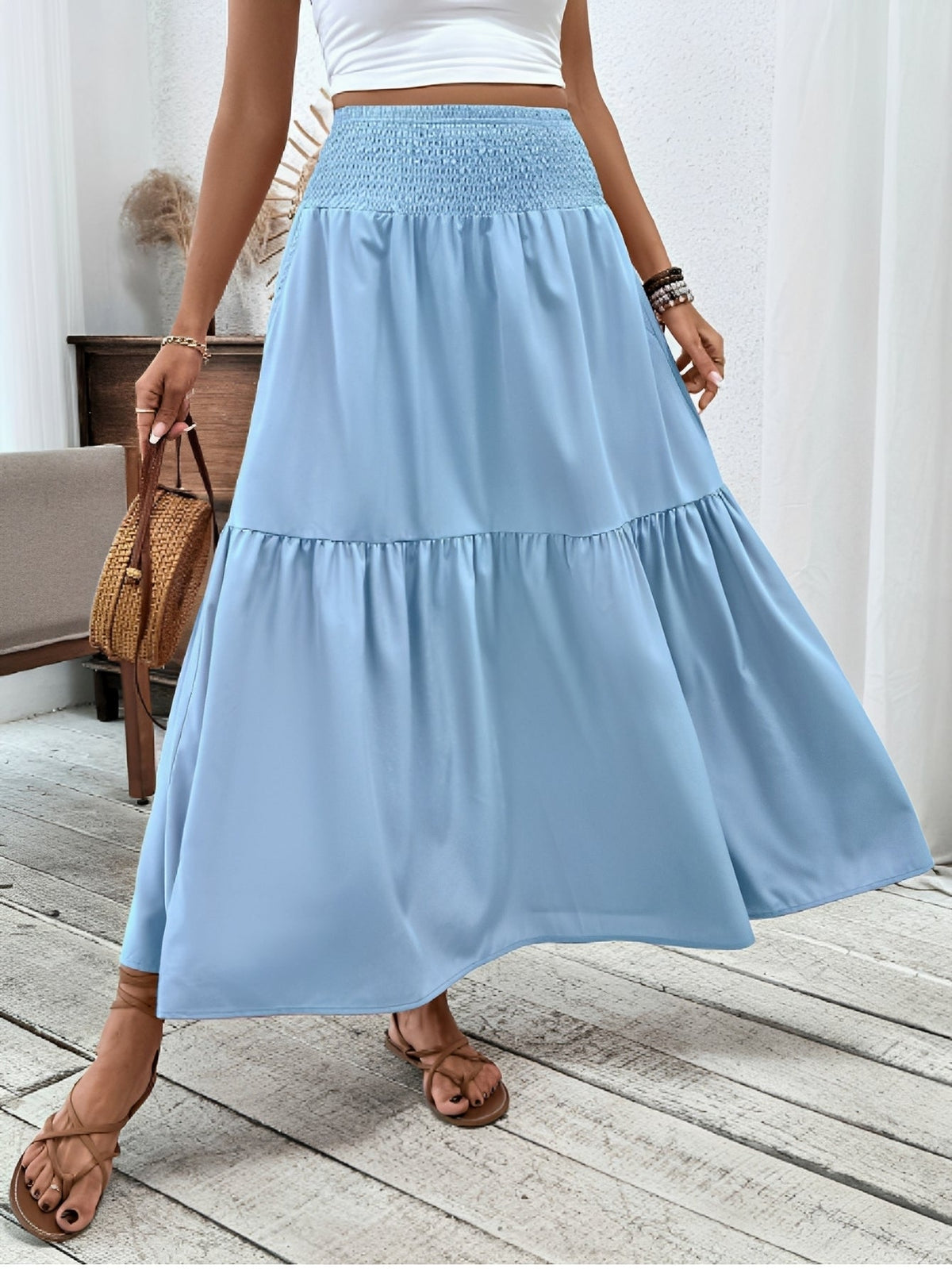 Zakaria - Falda Floral Elegante