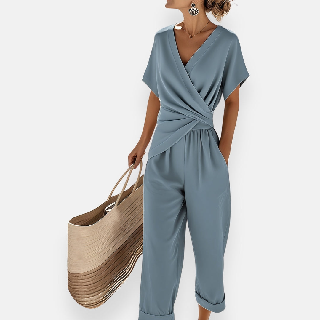 Evelyn - Conjunto de ropa con diseño envolvente