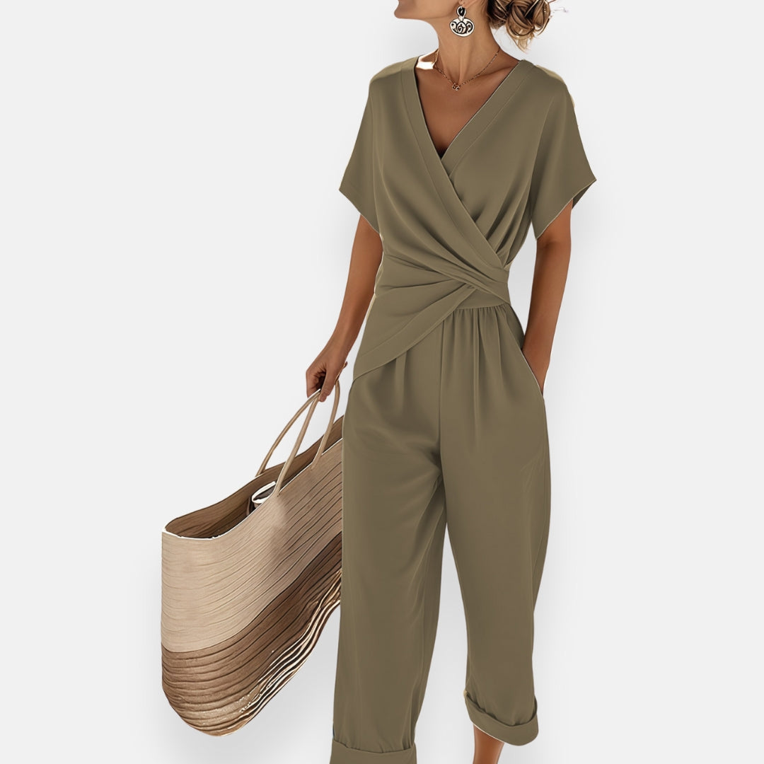 Evelyn - Conjunto de ropa con diseño envolvente