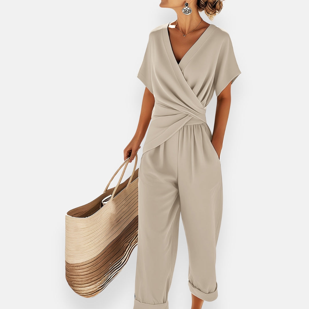 Evelyn - Conjunto de ropa con diseño envolvente