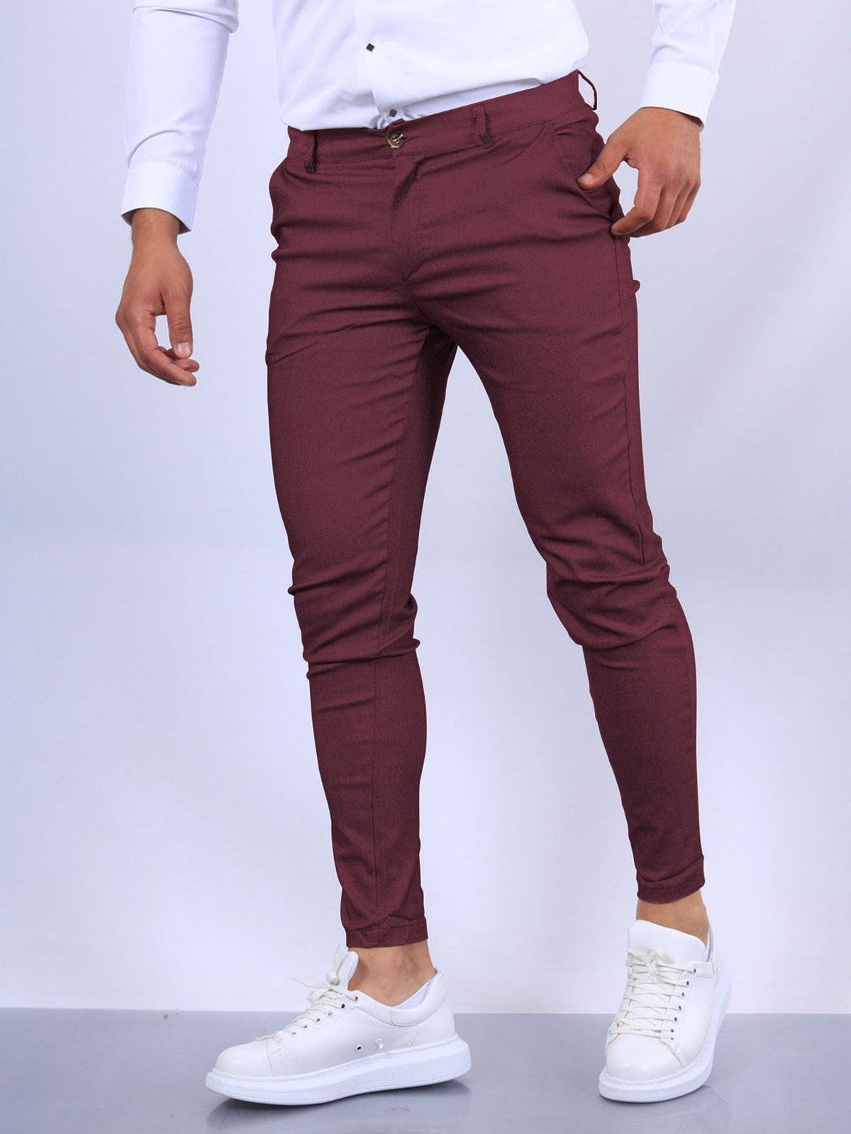 Ryan - Pantalones casuales de corte ajustado para hombres
