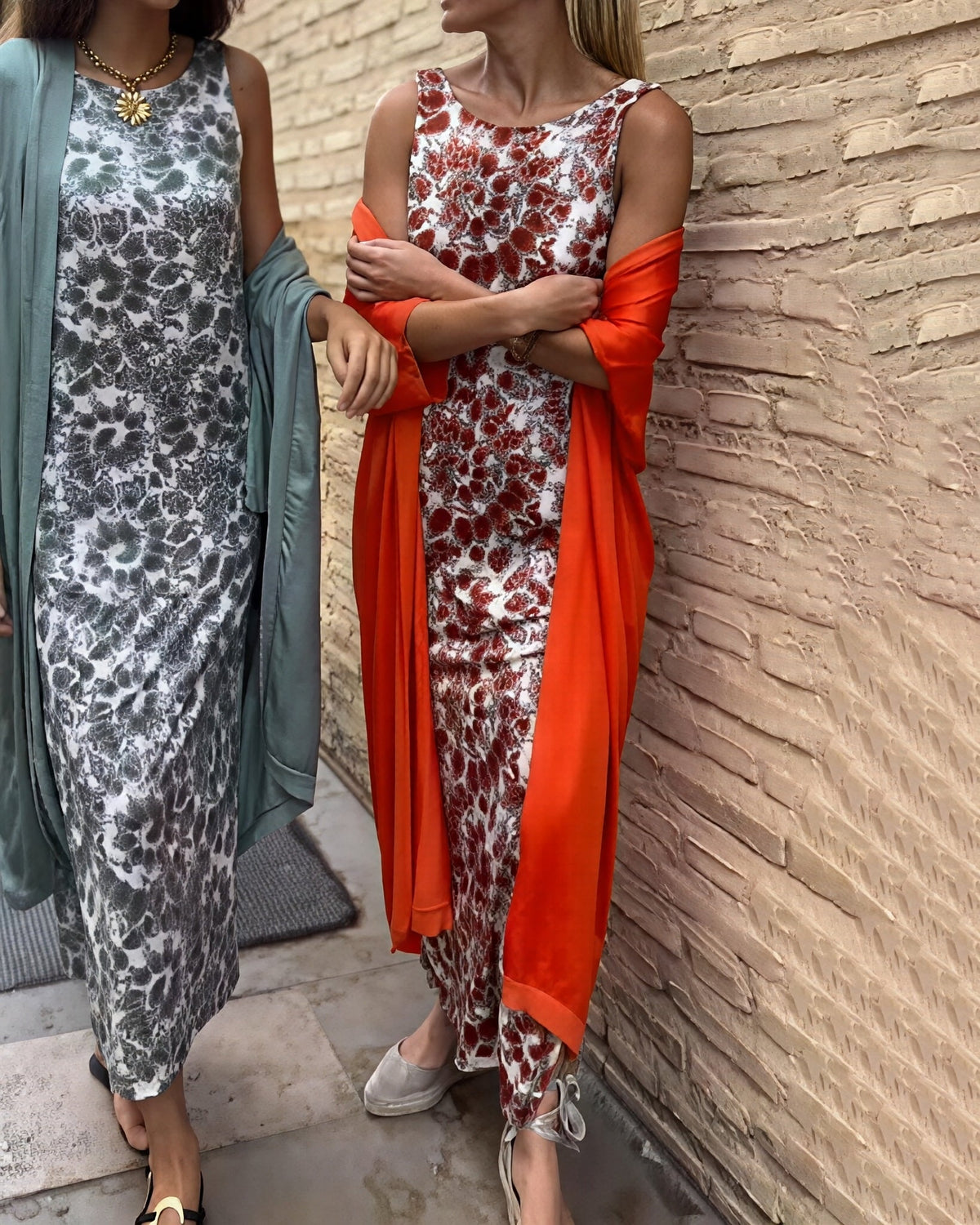 Sophia - Maxivestido de dama con estampado