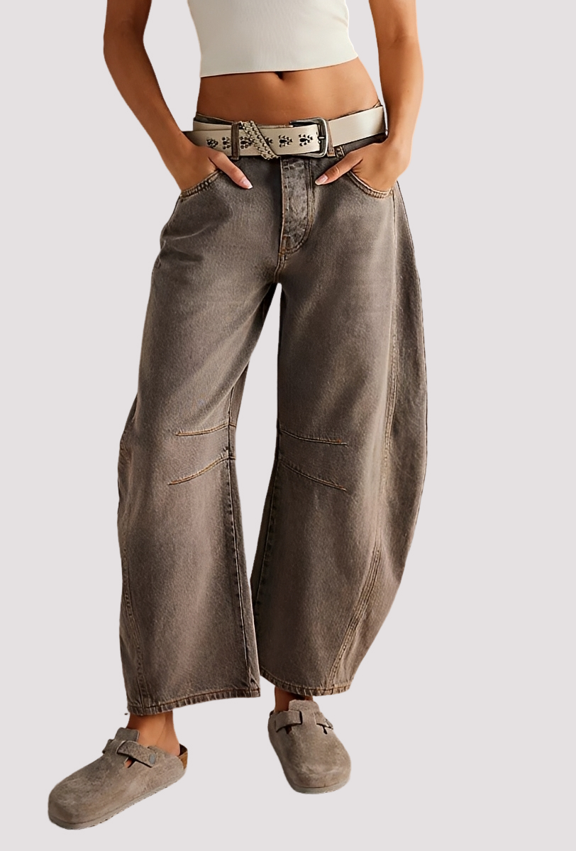 Kendra - Pantalones Elegantes de Pierna Ancha