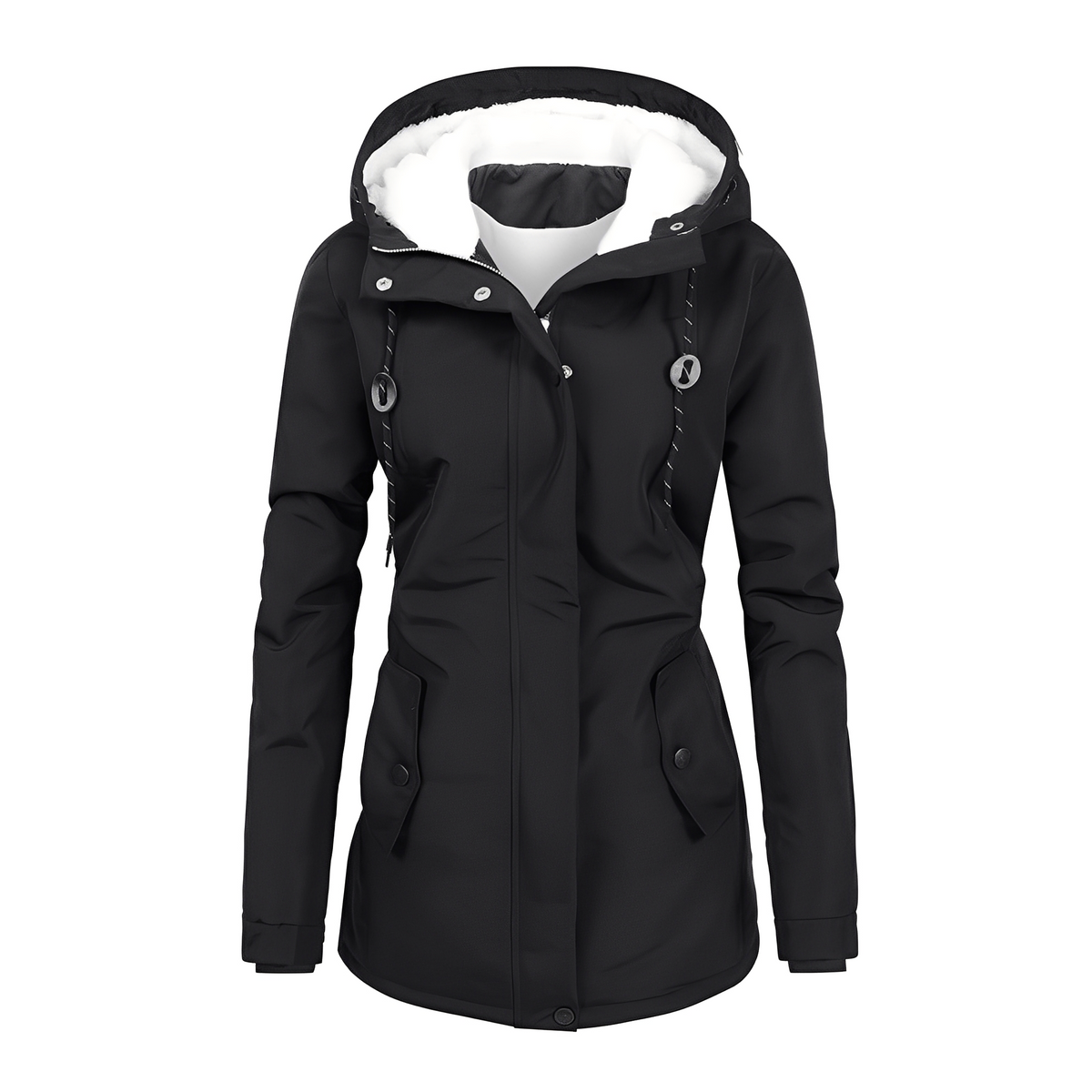Hilary - Chaqueta con capucha elegante y cómoda