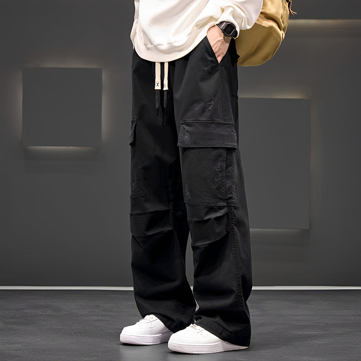 Brennan - Pantalones Cargo Sueltos Casuales