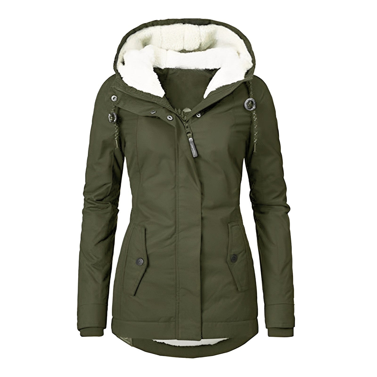 Earleen - Chaqueta confortable y abrigada con capucha