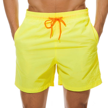 Aaron - Pantalones cortos de baño casuales, de secado rápido para hombres