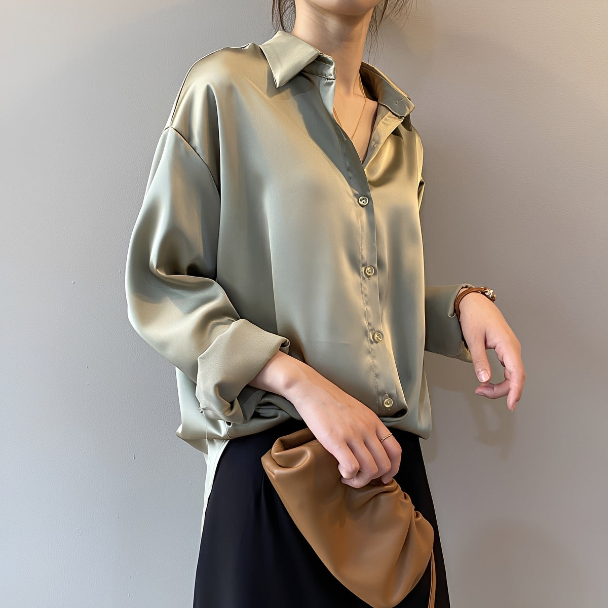 Christine - Camisa Elegante de Manga Larga