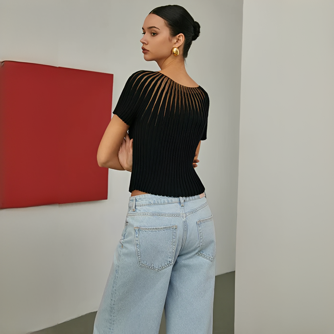 Selena - Top de manga corta a la moda