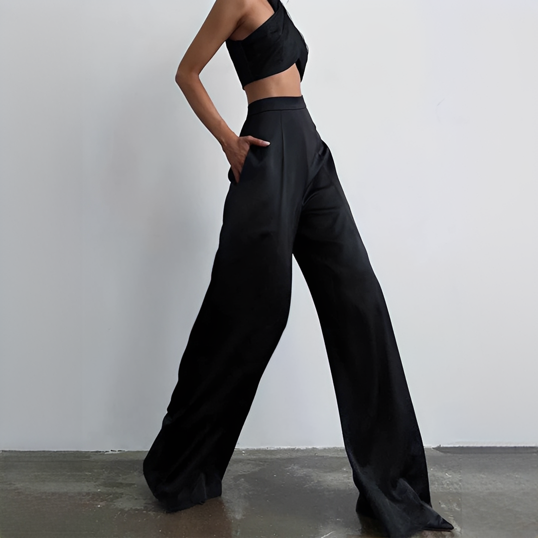 Madison - Pantalones anchos de pierna ancha