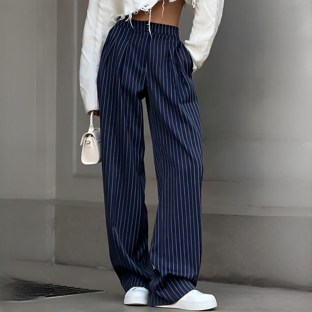 Pelaine - Pantalones amplios casuales