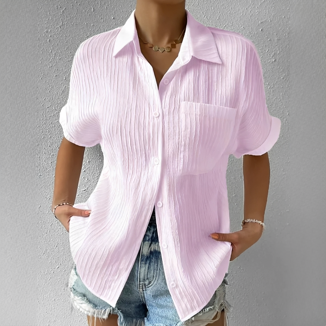Jaime - Camisa Casual de Manga Corta