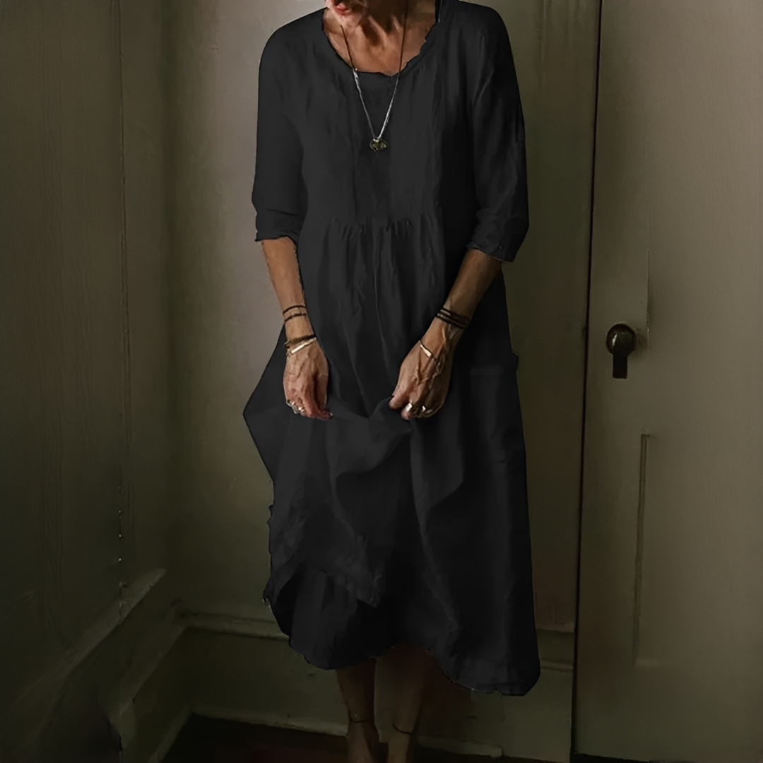 Aimee - Vestido Plisado Confortable